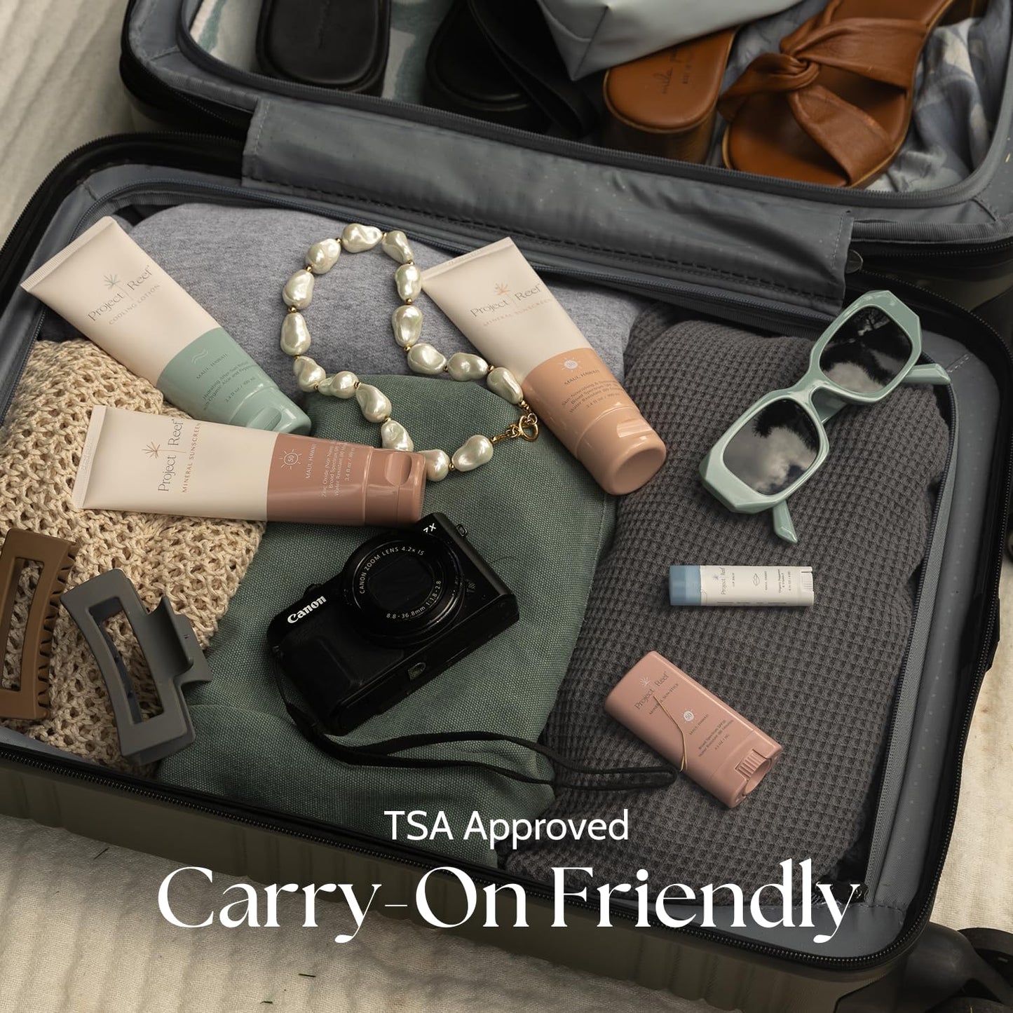 SPF 50 Mineral Sunscreen Stick – Compact SPF Stick, Hawaii Reef Act 104 Compliant, Vegan, Ocean-Friendly, Water-Resistant, 0.5 oz