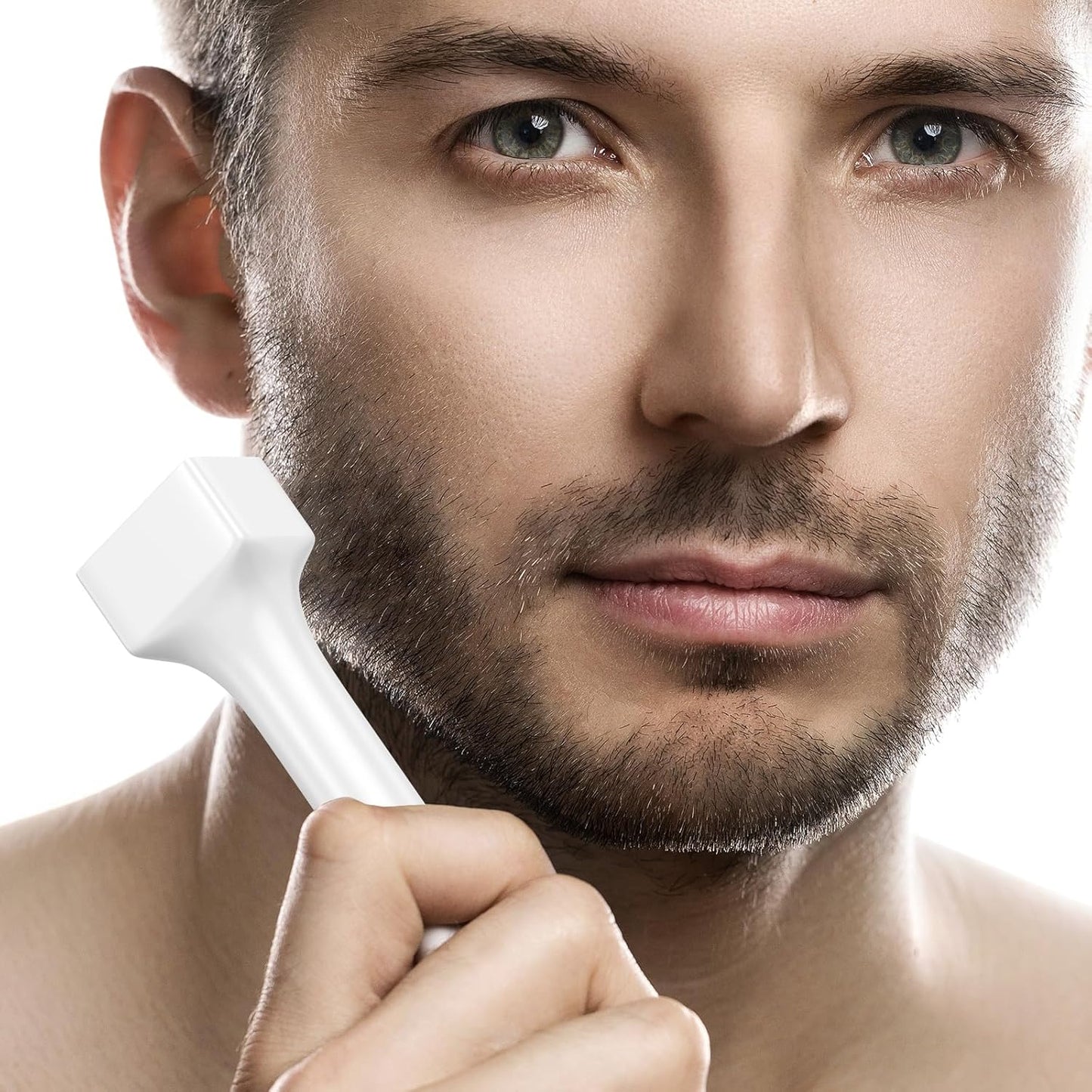 Beauty Derma Stamp Pen,microneedling Stamp for Face and Body,Derma microneedling Roller Pen for beard, Derma Roller Stamp 0.25mm