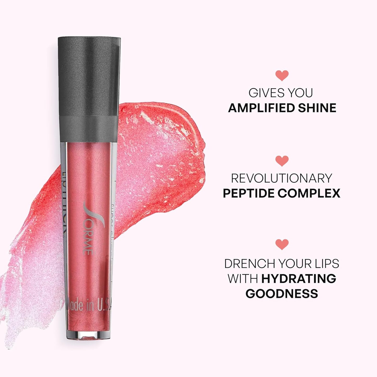 Sorme' Treatment Cosmetics Lip Thick Plumping Gloss, Bloom