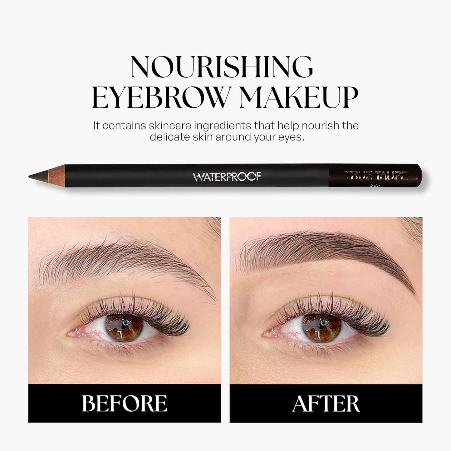 Sorme' Treatment Cosmetics Natural Definitive Waterproof Eyebrow Pencil, Rich Brown, 0.04 Ounce (Pack of 1)