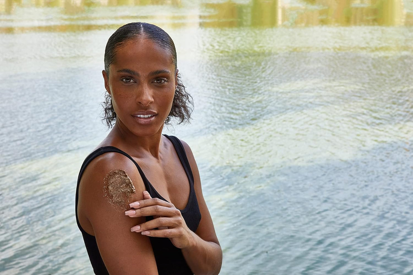 LATHER Lavender & Olive Foaming Body Scrub - Gentle Exfoliating & Hydrating Scrub for All Skin Types - Leaves Soft & Smooth Skin - Scrub for the Body, Hands & Feet - 4 Oz Jar