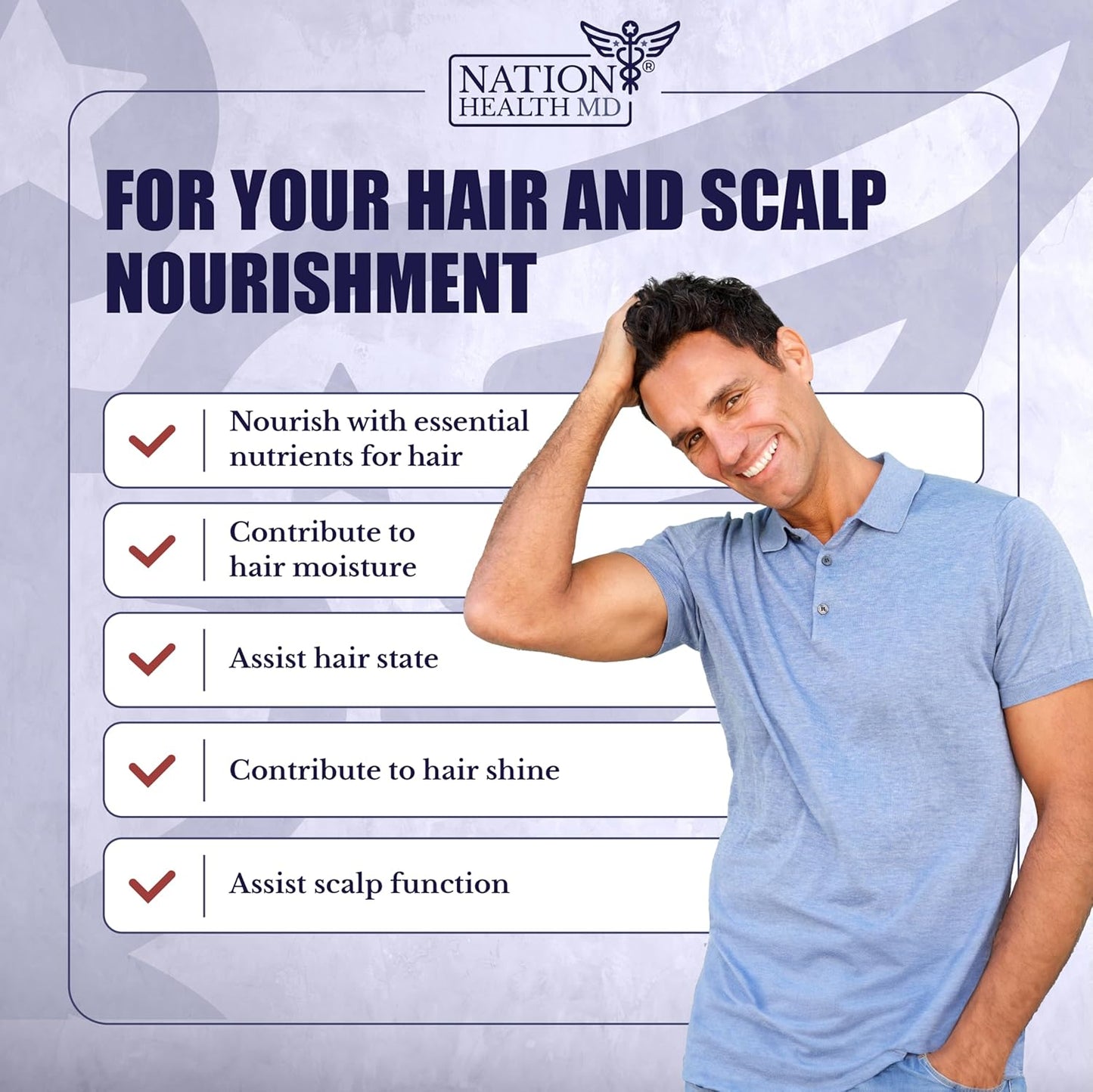 Hair Switch - Supplements for Hair and Scalp - Biotin, Zinc, Selenium, and More - Hair Activation Formula for Men and Women, 1 Bottle