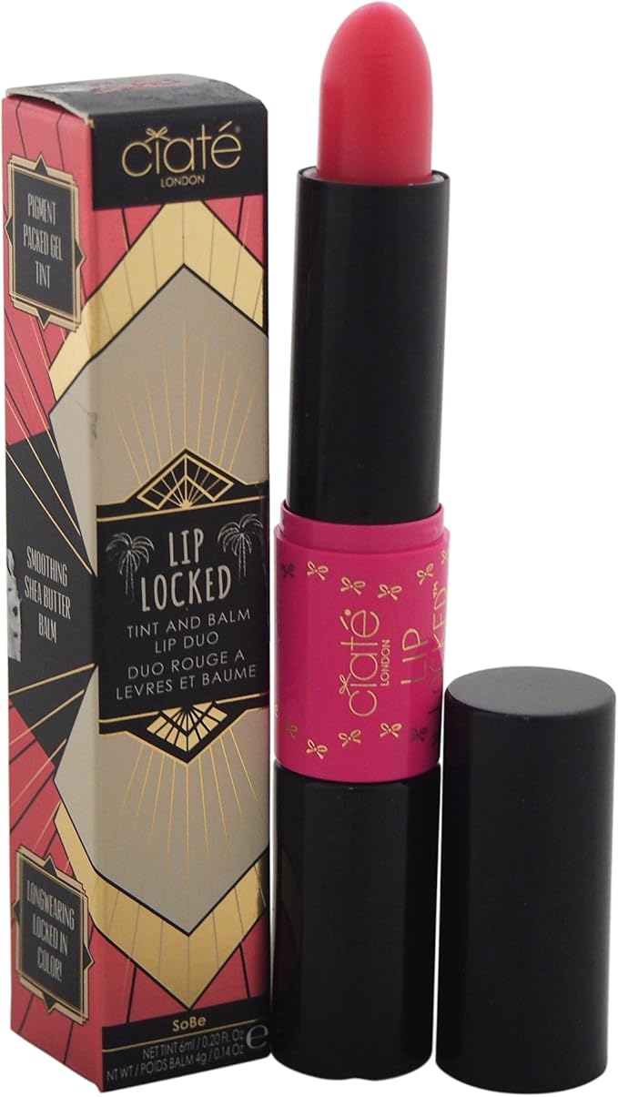 Ciate London Lip Locked Tint and Balm Lip Duo, Sobe/Pink