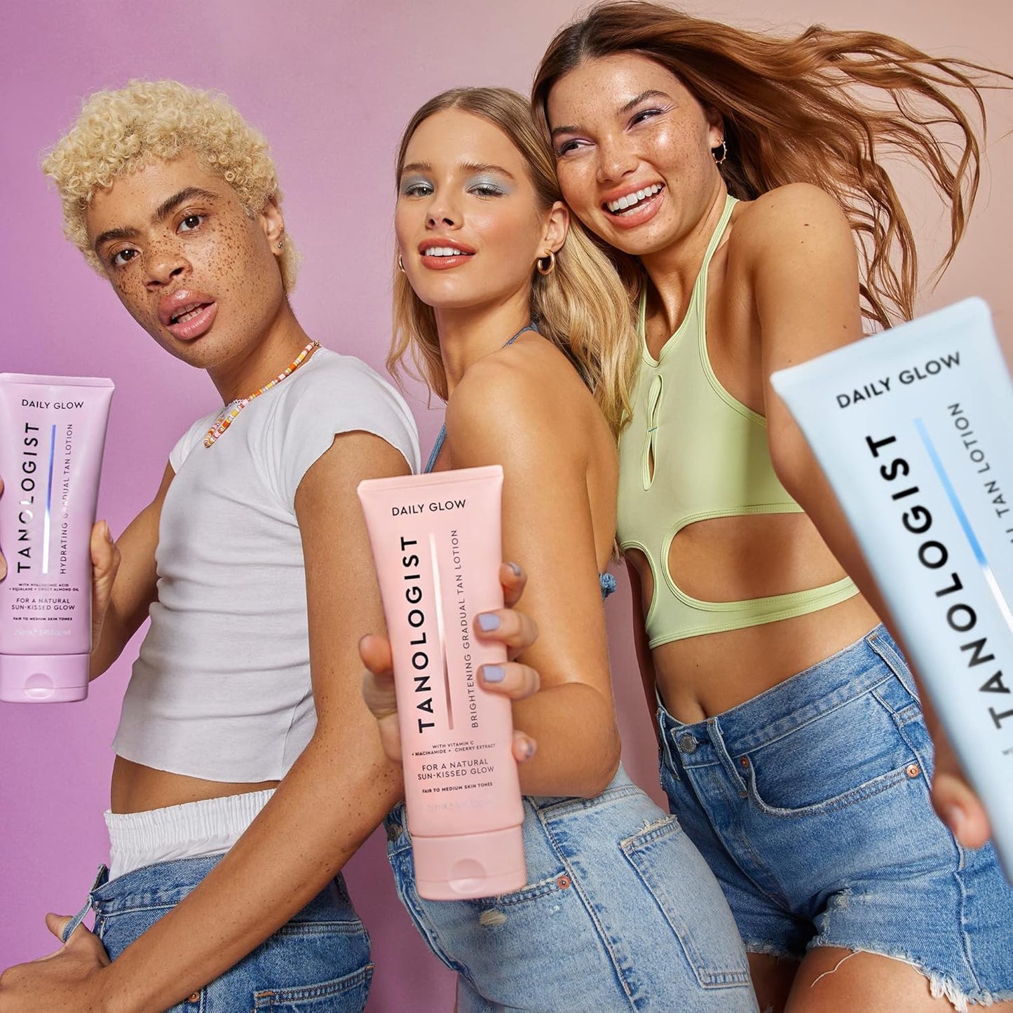 Tanologist Firming Daily Glow Body Lotion- Medium/Dark, Gradual Tanning Lotion, No Fake Tan Smell, Streak-Free & Natural Looking Self Tanner, Toning, Vegan, 8.45 fl. oz/250 ml Tube