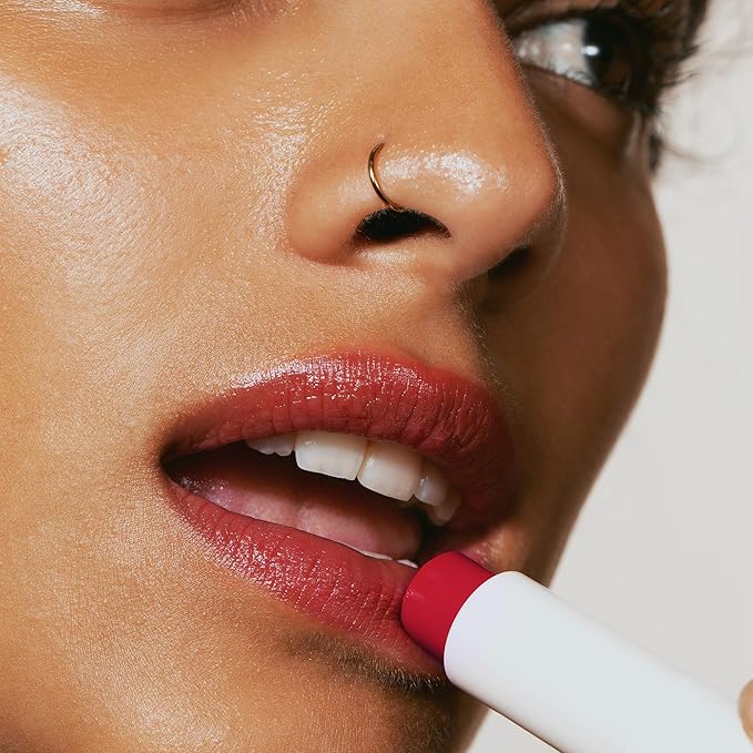 Melixir Vegan Lip Butter #03 Red Velvet (+11 more colors), Deep Nourishing Tinted Lip Balm for Dry Lips, Bee-Free, Petrolatum-Free, Plant-Based, Hydrating for Cracked & Chapped Lips, Travel Essentials