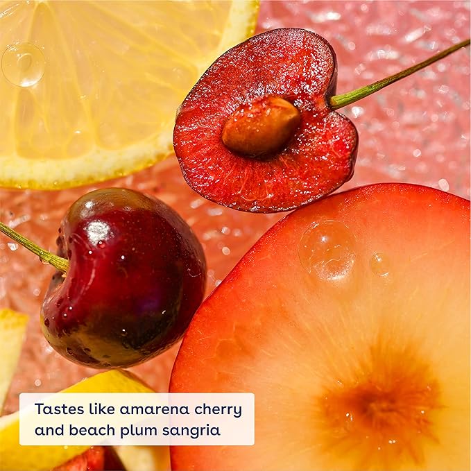 eos Sunset Sips Lip Butter Tube- Wild Cherry Slushie, 24-Hour Moisture, Overnight Lip Mask, Lip Care Products, 0.35 fl oz