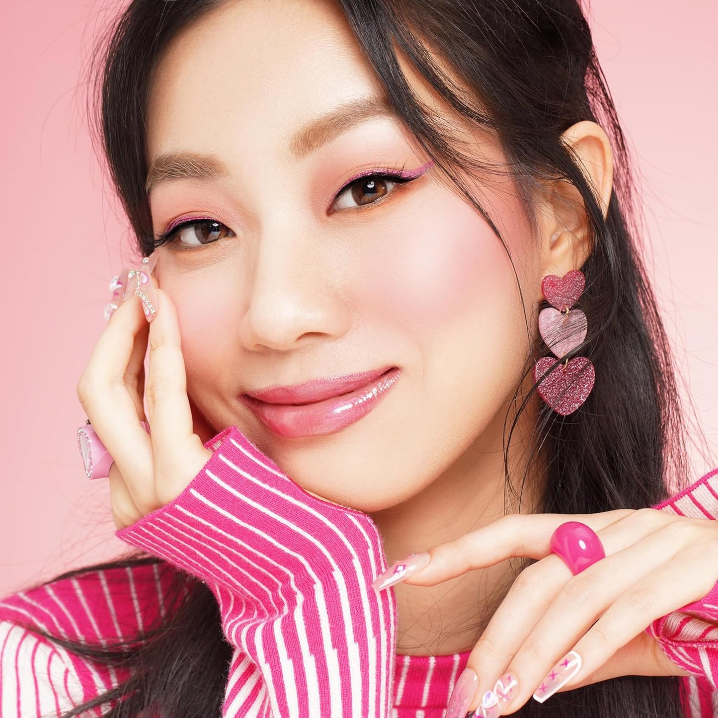 Oulac Baby Pink Blush Makeup| Highly Pigmented Cream Blush| Natural Matte Glow| Shape & Highlight Face| Cruelty-Free Vegan blush 4.8g