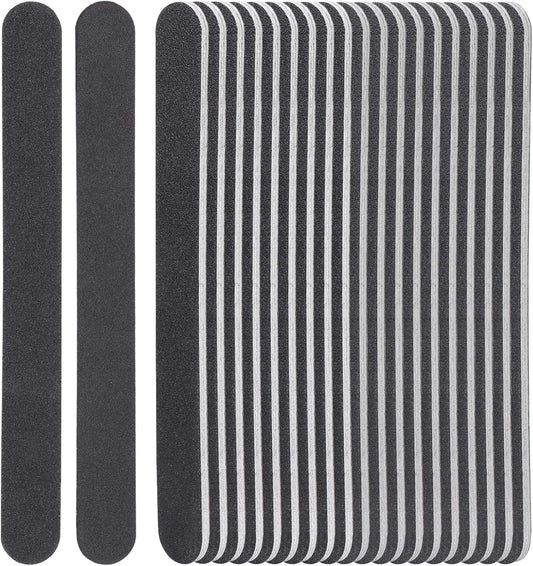 50 Pcs Nail Files for Acrylic Nails 100/180 Grit Double Sides Fingernail Files Professional Manicure Tools for Home Salon