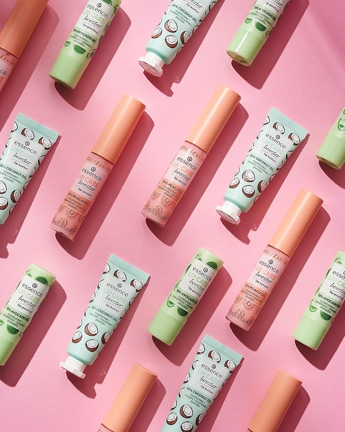 essence | Lip Care Booster Lip Serum | Moisturizing, Transparent Lip Balm with Peach Oil | Vegan & Cruelty Free